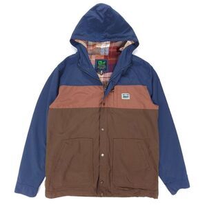 HIPPYTREE Alberta DWR Ripstop Nylon Hoodie Zip Jacket Chocolate Gorpcore Mens XL